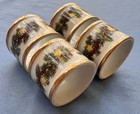 Set Of Four Fitz And Floyd St Nicholas Napkin Rings New In Box