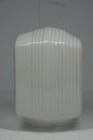 Vintage Art Deco Painted Lamp Shade Glass Globe Lighting