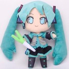 20-29cm Hatsune Miku Q Version Fufu Figure Plush Doll Anime Peripheral Gifts