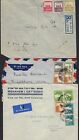 Palestine 1930s 40s Collection Of Six Multifranked Covers Two Are Registered To