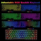 Wired 60  Mechanical Gaming Keyboard Rgb Backlit Type C Ps4 xbox pc laptop mac