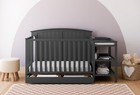 5-in-1 Convertible Crib And Changer With Drawer Toddler Bed Daybed Full-size Bed