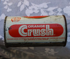 Rare   1940 s-early 1950 s Era Orange Crush Soda Old Flat Top 12 Oz  Tin Can