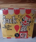 Mattel Jack In The Music Box Clown Jack-in-the-box Toy W  Original Box 1950