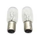  2  Light Bulbs 5 8   Base Push In Type Fits Singer 15 66 99 201 221 401 403 404