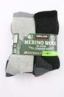 Kirkland Signature Merino Wool Mens 7-13 Outdoor Hiking Trail Socks Full Cushion