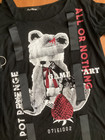 Sex Pot Revenge Teddy Bear Skull Punk Top Visual Kei Japan Goth O Ring Size L
