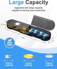 Weekly Pill Box Organizer 7 Day Medicine Storage Case 2 Times A Day Daily Am Pm