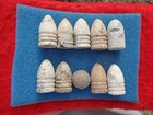 10 Different Various Confederate   Union Civil War Bullets X