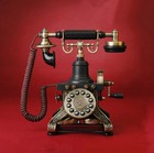 Eiffel Tower  European Antique Vintage Retro  Rotary Dial Corded Telephone