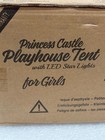 Princess Castle Playhouse Tent For Girls With Led Star Lights     Indoor   Outdoor