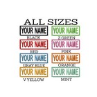 Custom Name Tag Personalized Embroidered Applique Patch Bikers  Uniforms Veteran