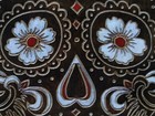 Handmade Sugar Skull Art   Day Of The Dead Decor   15  Tall   Mexican Home Decor