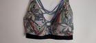 Victoria s Secret Sports Bra Size 32dd Multicolor Padded Wireless Strappy