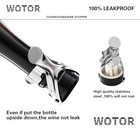 6 Pack Champagne   Wine Bottle Stoppers  Reusable Corks  Silver Wine Savers