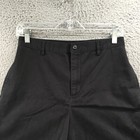 Ralph Lauren Chino Shorts Womens 4  actual 28x5  Black High Rise Pockets Zip Fly