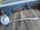 Charter Oak  1906 -ladle  12    -1847 Rogers Bros Silverplate-no Mono-xs Triple
