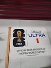 Michelob Ultra  Fifa World Cup 2026 Metal Tin Tacker Beer Bar Pub Sign 