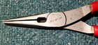 Snap-on 196cf  8  Needle-nose Pliers W red Cushioned Talon Grips  Tarnish Spots 