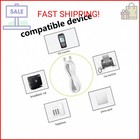 Long Telephone Extension Cord 10 Ft  White  Phone Cable Line Wire With Standard