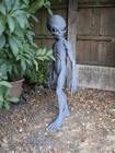 Life Size Grey Alien 3ft Tall 3d Printed Alien Figure Model Decoration Man Cave