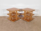 Pr Baker Furniture Archetype Collection 3 Tiered End Occasional Or Side Tables