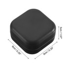 Wooden Soap Holder  Detachable Soap Box   single Pack Rounded Black   