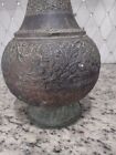 Antique Tinned Copper Tinned Indo-persian Islamic Kashmiri Vase Hookah Large 22 
