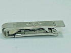 Vintage Signed Anson Sterling Silver Simple Tie Bar Clip 1 5 Inches Long