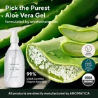 Organic Aloe Vera Gel  2 Packs   After Sun Care And Sunburn Relief With Pure    