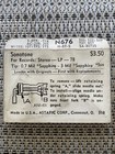 Astatic Phonograph Needle N676  0 7 Mil Diamond-3 Mil Sapphire  New Old Stock