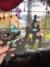 Antique Vintage Ornate Victorian Cast Iron Oil Lamp Holder Sconce
