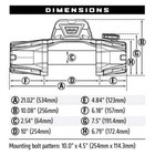 Warn 103252 Vr Evo Series 10000 Lbs Electric Winch