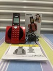 V-tech Cordless Phone System Caller Id   Call Waiting Model Cs6919-16 Red