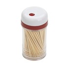 Goodcook Everyday Shake-a-pick Toothpicks 200 Count  pack Of 1   White black 