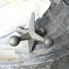 Vintage Heavy Cast Iron Jack Jax Bookend Doorstop Decor