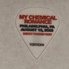 My Chemical Romance Guitar Pick 2025 Tour Philadelphia August 15th Mikey Way Mcr
