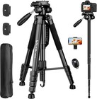 Professional 72  Camera Tripod   Monopod  Compact  Lightweight  Remote Ready