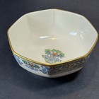 Lenox China Autumn 5    Octagonal Vegetable Candy Nuts Bowl Early 24k Gold Stamp
