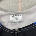 Orca Triathlon Suit Womens Xs Black White Excellent Sleeveless Front Zip