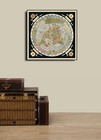 Flat Earth Map Of The World 1587 Urbano Monte Poster Art Globe