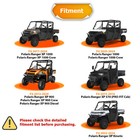 4500lb 12v Electric Winch Mount Kit For Polaris Ranger Xp 1000 Crew 2017-2025