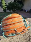 Wilson A2000 Black Orange Green Leather 5 Finger Baseball Glove 2026 11 75 