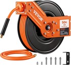 Retractable Air Hose Reel 3 8 In X 50 Ft Hybrid Air Hose Max 300psi