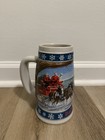 Budweiser 1995 Lighting The Way Home Holiday Collectible Breweriana Stein