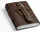 Leather Journal Notebook For Men   Women Daily Vintage Leather Bound Journal    