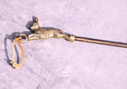 Vintage 15 5    Long Solid Brass Rabbit Hare Shoe Horn