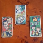 Abbott And Costello 1950   Japan Menko  Card  Original Vintage Set Of 3 Rare  