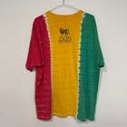 Vintage Bob Marley Rastafarian Tie-dye T-shirt Xl 1999 Zion Rootswear