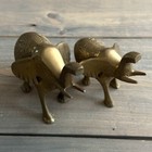 Brass Elephants  pair  Decorative Figurines Small   Medium Sized India
